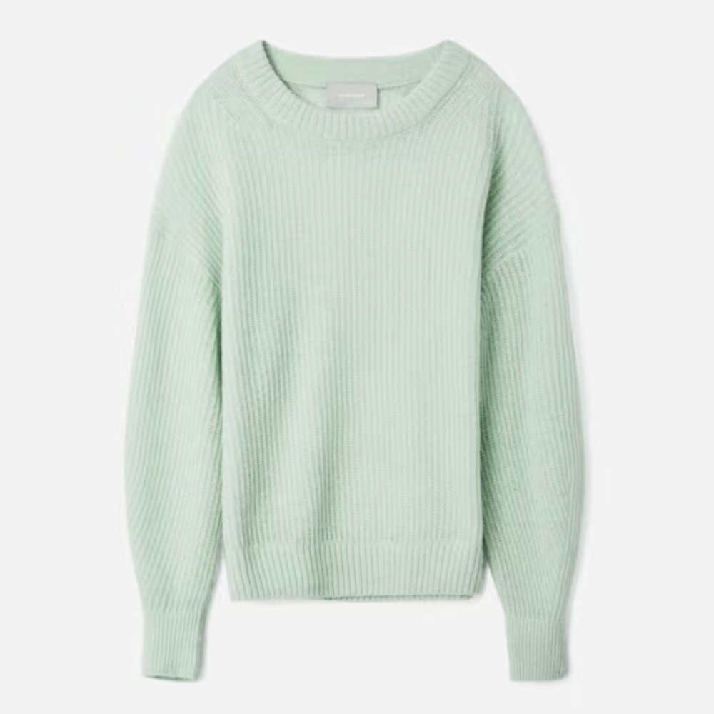 Everlane The Alpaca Crew - Lily Pad, XXS